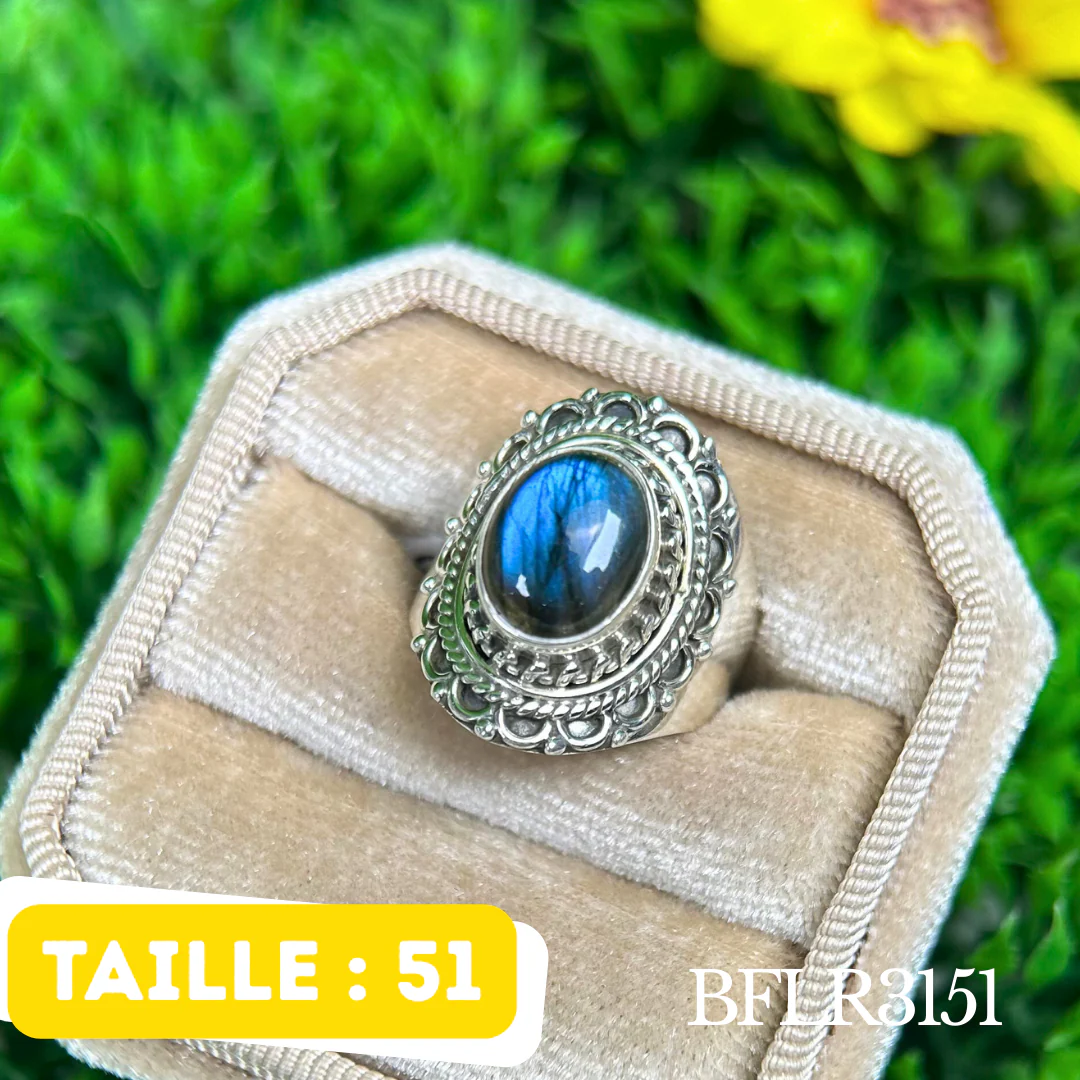 Bague Labradorite Bluefire #BFLR3151