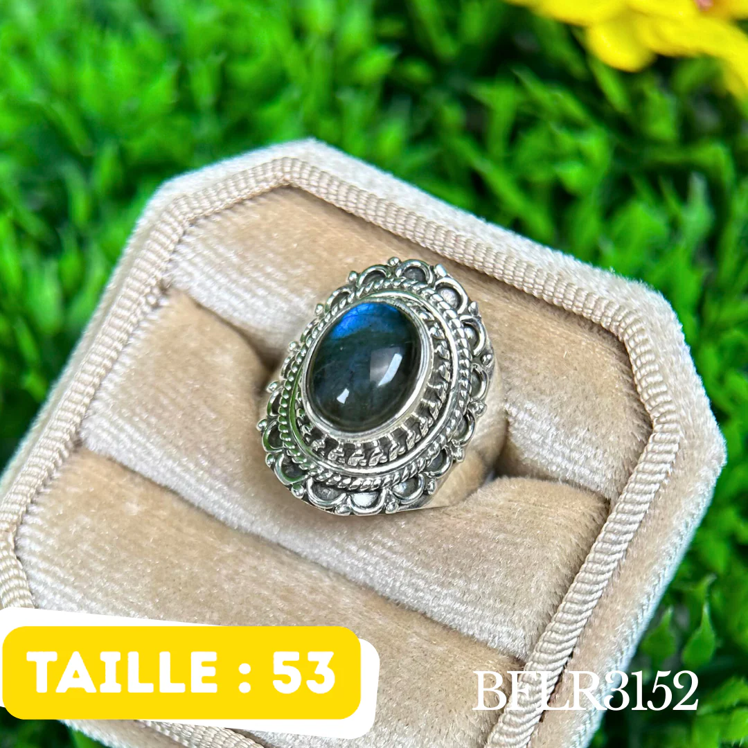 Bague Labradorite Bluefire #BFLR3152