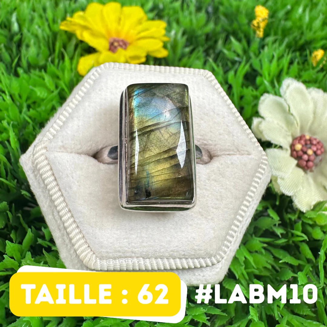 Bague Argent Labradorite Multifire #LABM10
