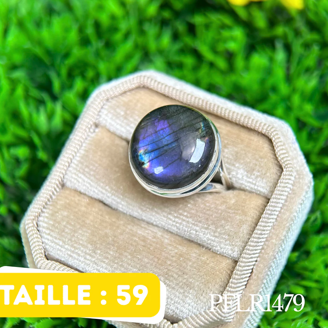 Bague Labradorite Purple Fire #PFLR1479