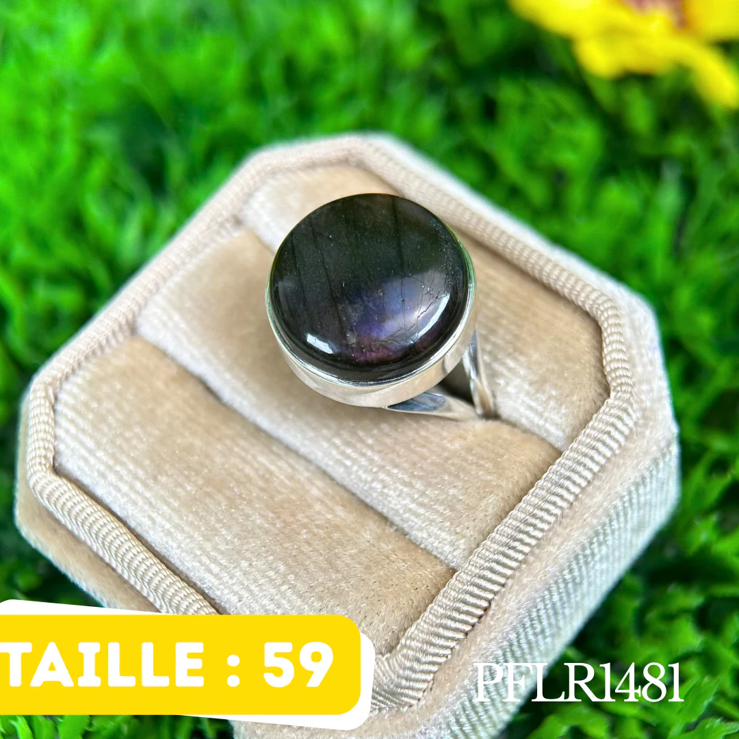 Bague Labradorite Purple Fire #PFLR1481