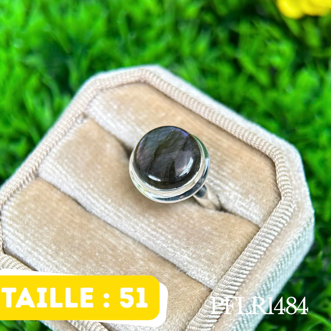 Bague Labradorite Purple Fire #PFLR1484