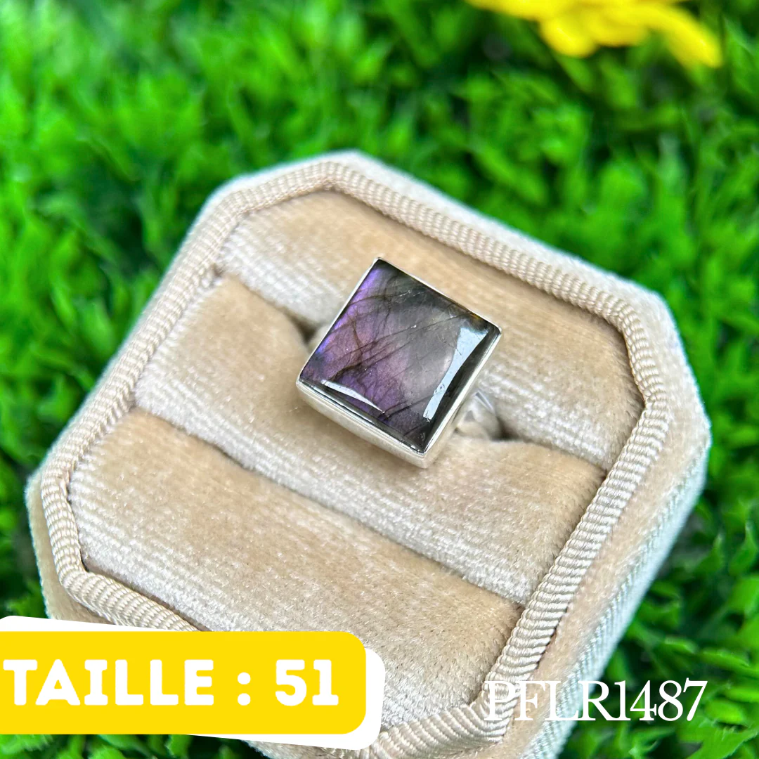 Bague Labradorite Purple Fire #PFLR1487
