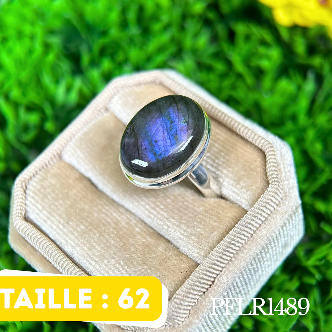 Bague Labradorite Purple Fire #PFLR1489