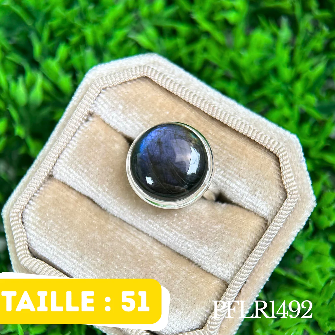 Bague Labradorite Purple Fire #PFLR1492