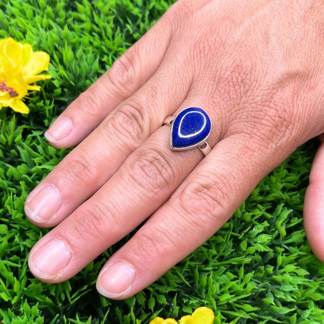 Bague Argent Lapis Lazuli #11 - Image 2