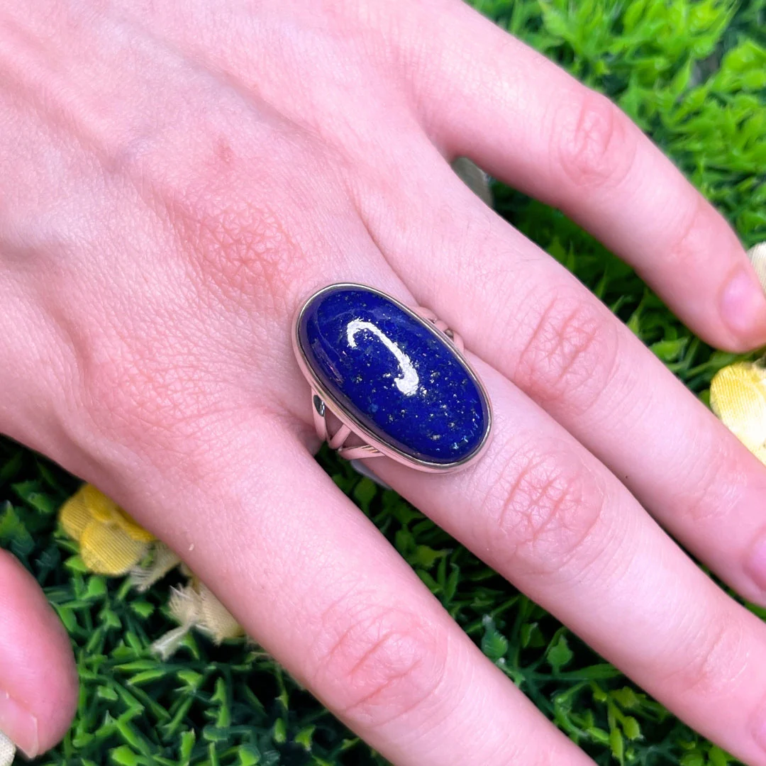 Bague Argent Lapis Lazuli #110 - Image 2
