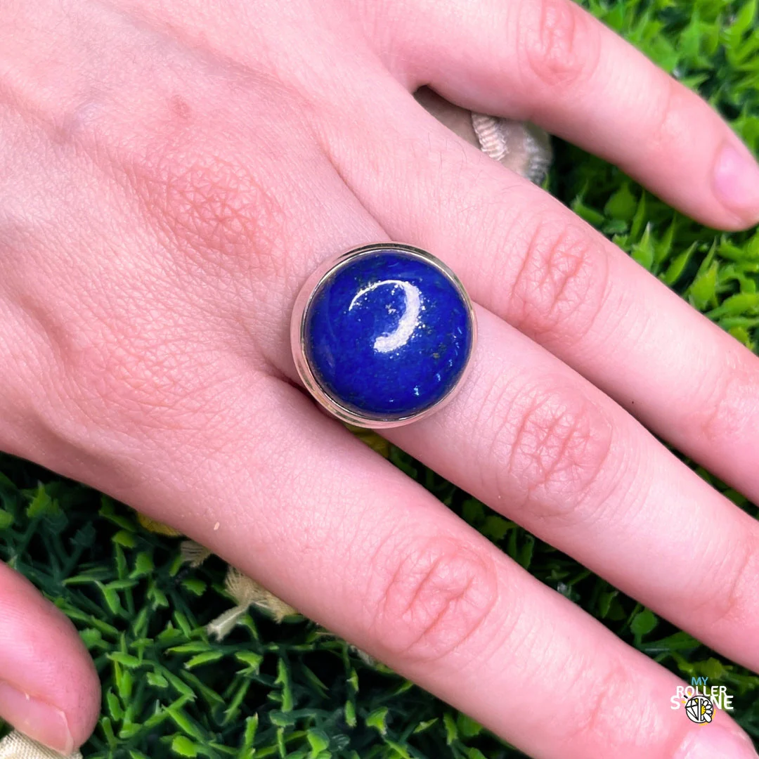 Bague Argent Lapis Lazuli #116 - Image 2