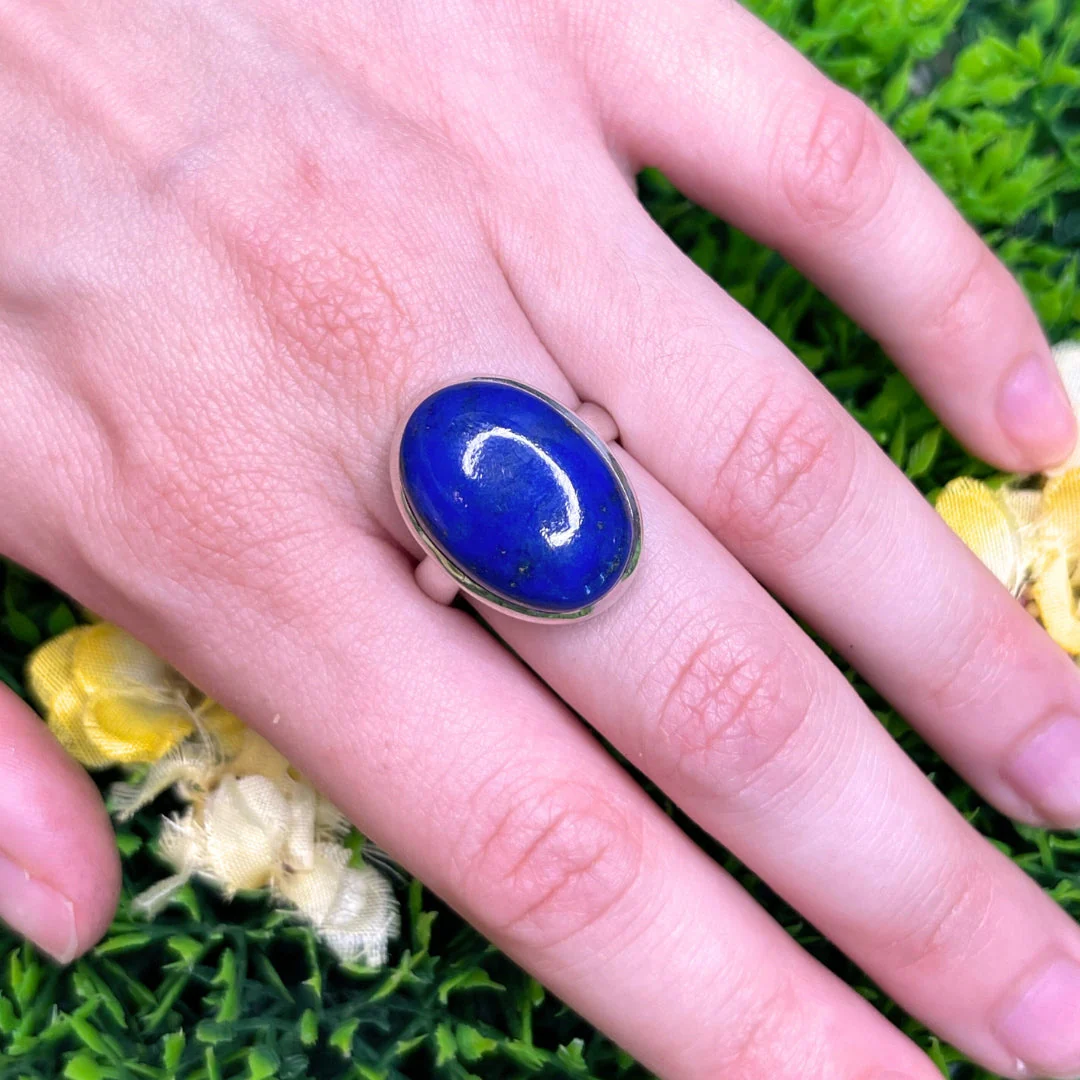 Bague Argent Lapis Lazuli #121 - Image 2