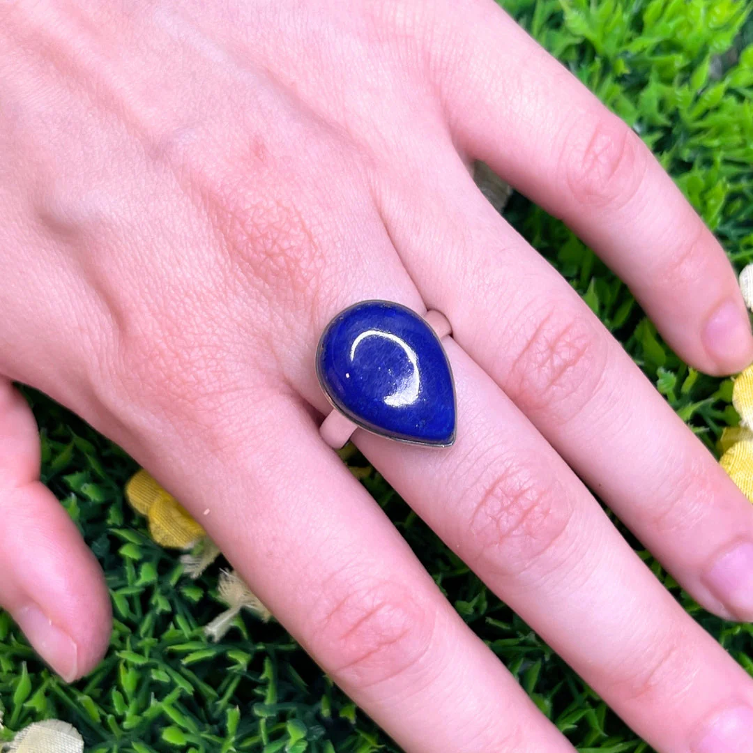 Bague Argent Lapis Lazuli #124 - Image 2