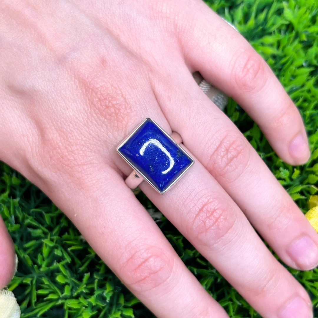 Bague Argent Lapis Lazuli #129 - Image 2