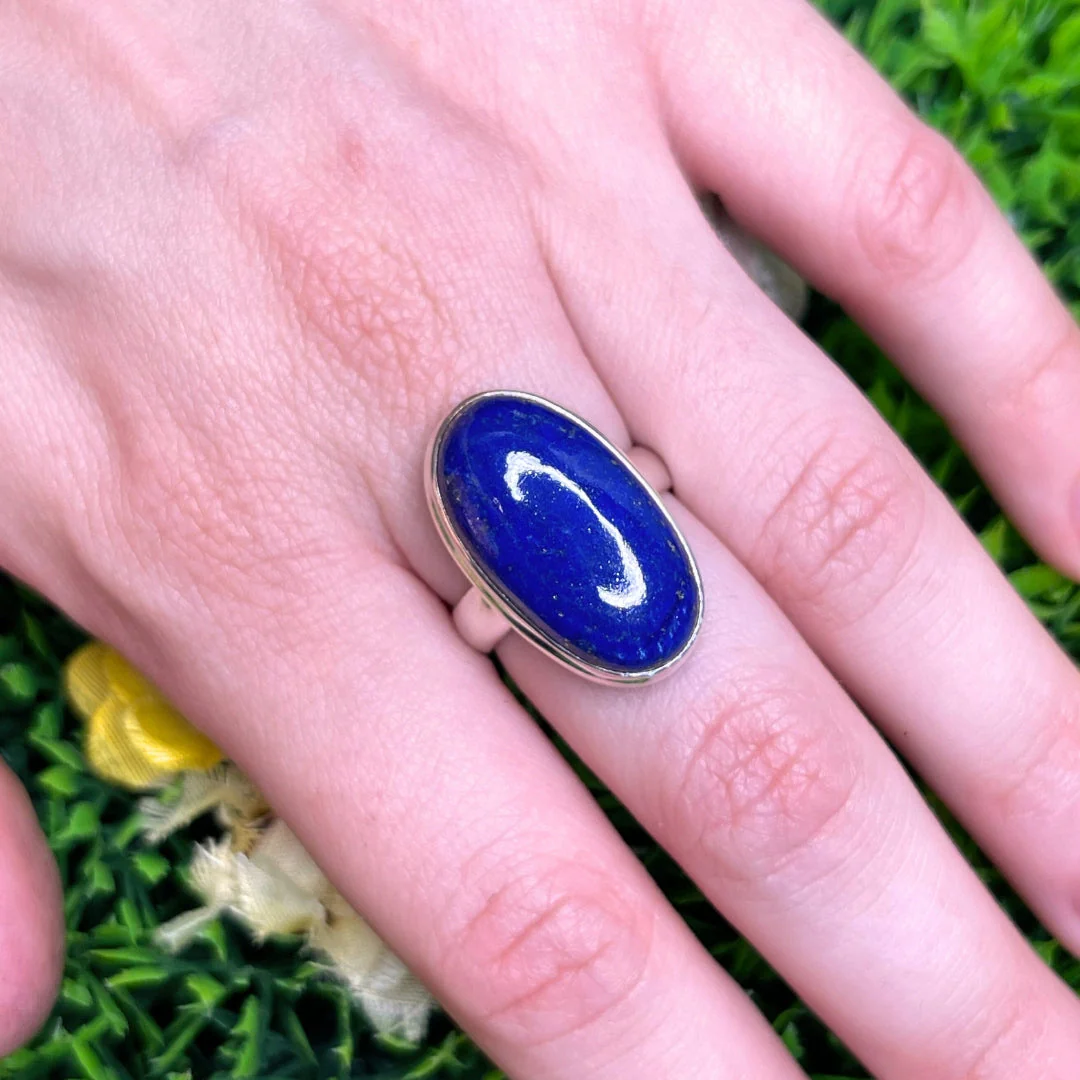 Bague Argent Lapis Lazuli #130 - Image 2