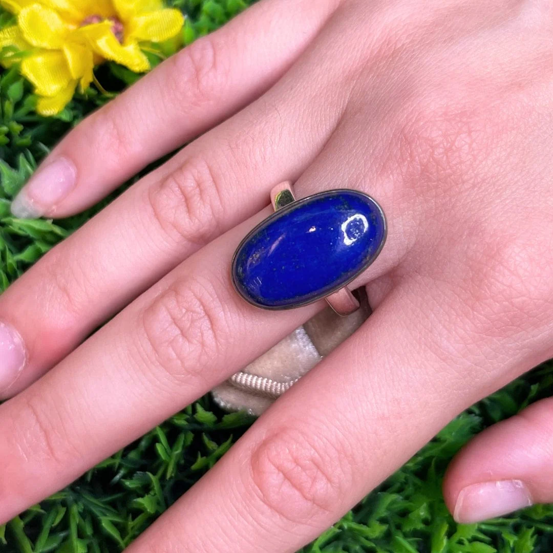 Bague Argent Lapis Lazuli #24 - Image 2
