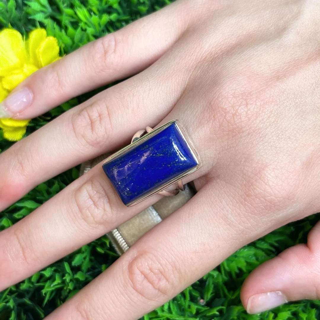 Bague Argent Lapis Lazuli #32 - Image 2
