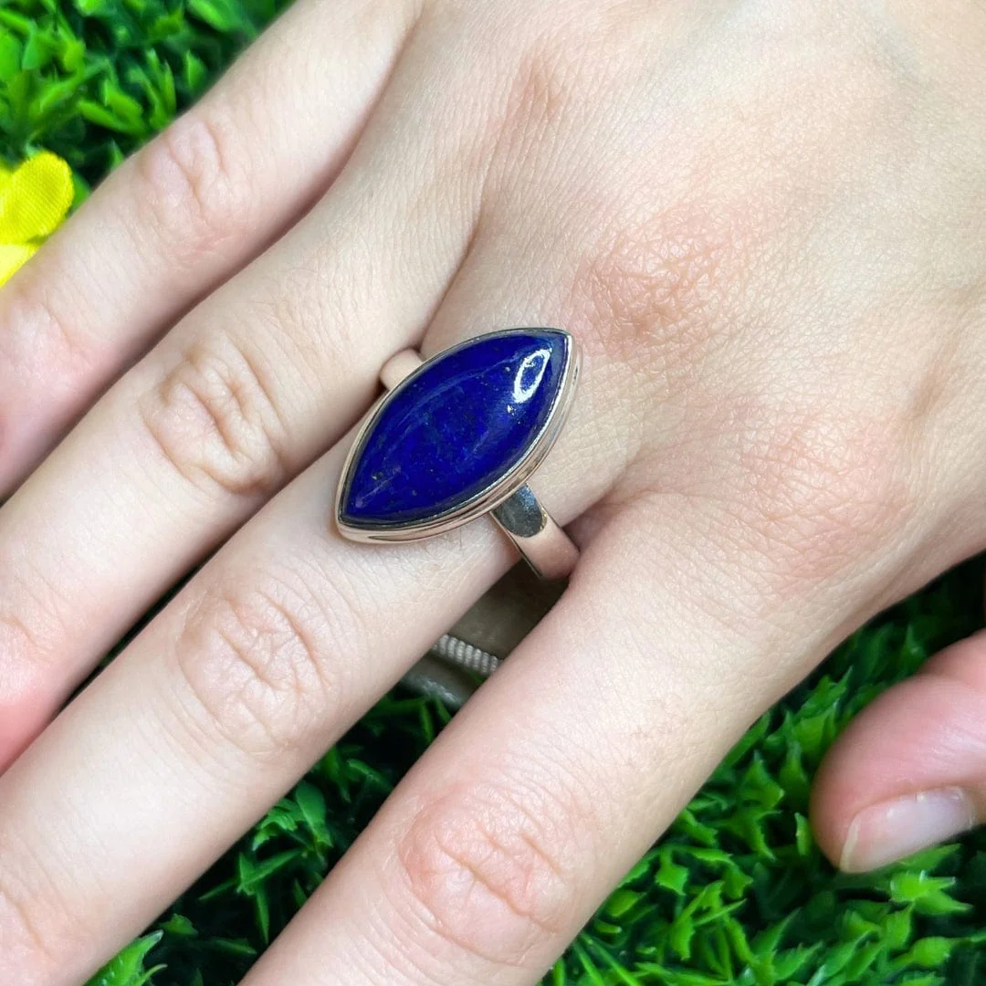 Bague Argent Lapis Lazuli #34 - Image 2