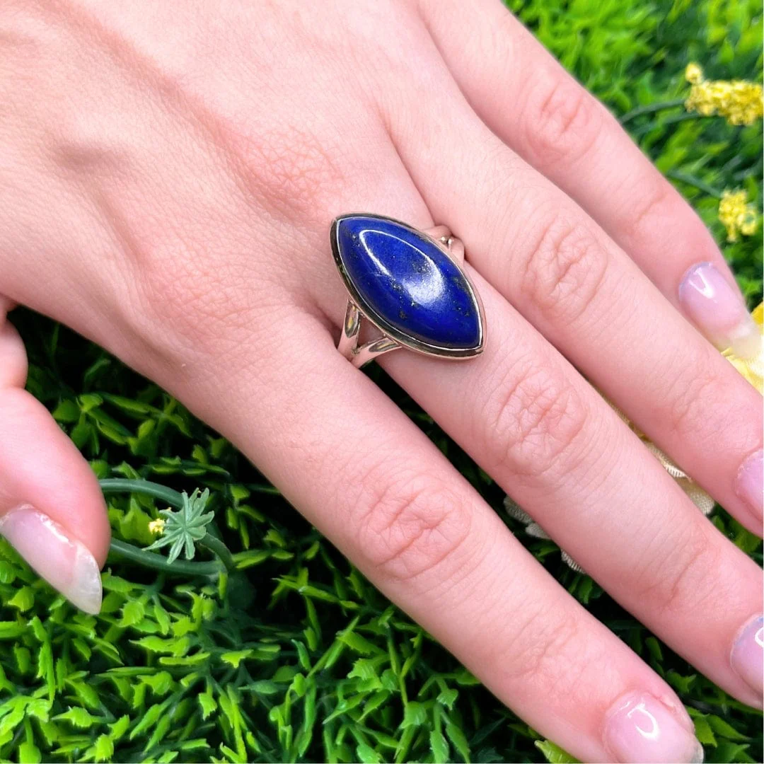 Bague Argent Lapis Lazuli #41 - Image 2