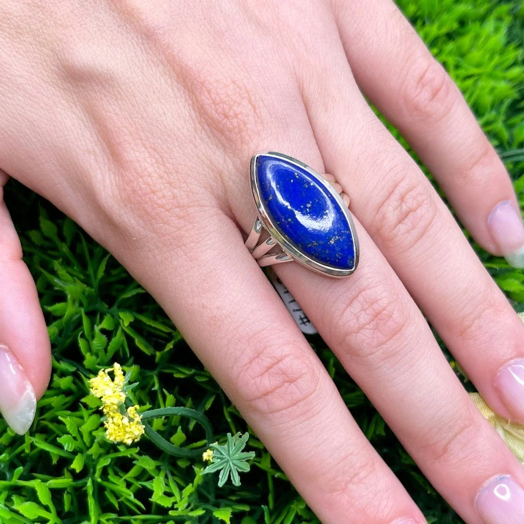 Bague Argent Lapis Lazuli #42 - Image 2