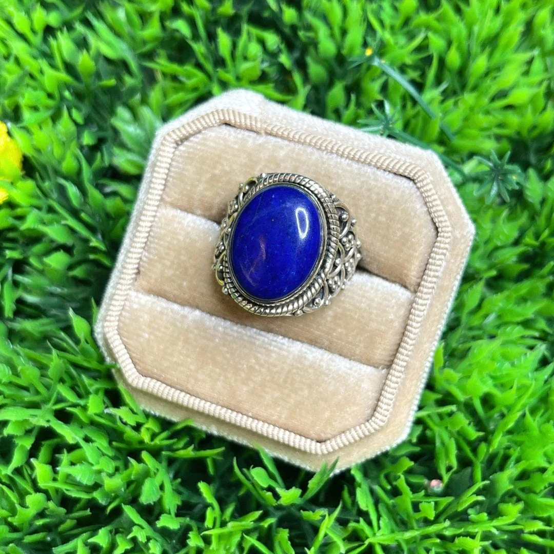 Bague Argent Lapis Lazuli #44 - Image 2