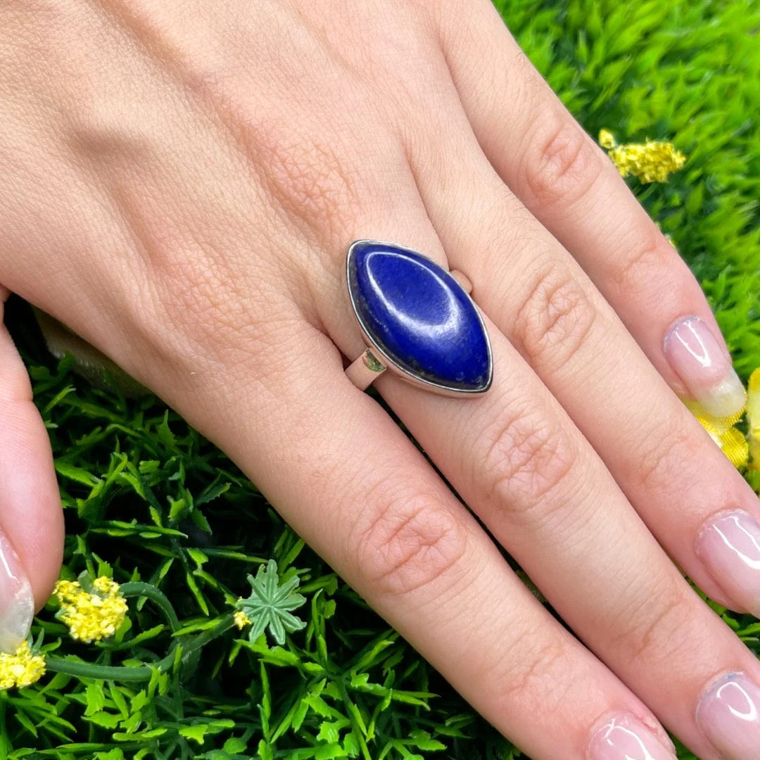 Bague Argent Lapis Lazuli #47 - Image 2
