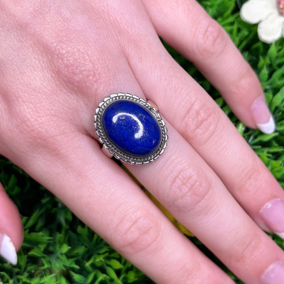 Bague Argent Lapis Lazuli #54 - Image 2