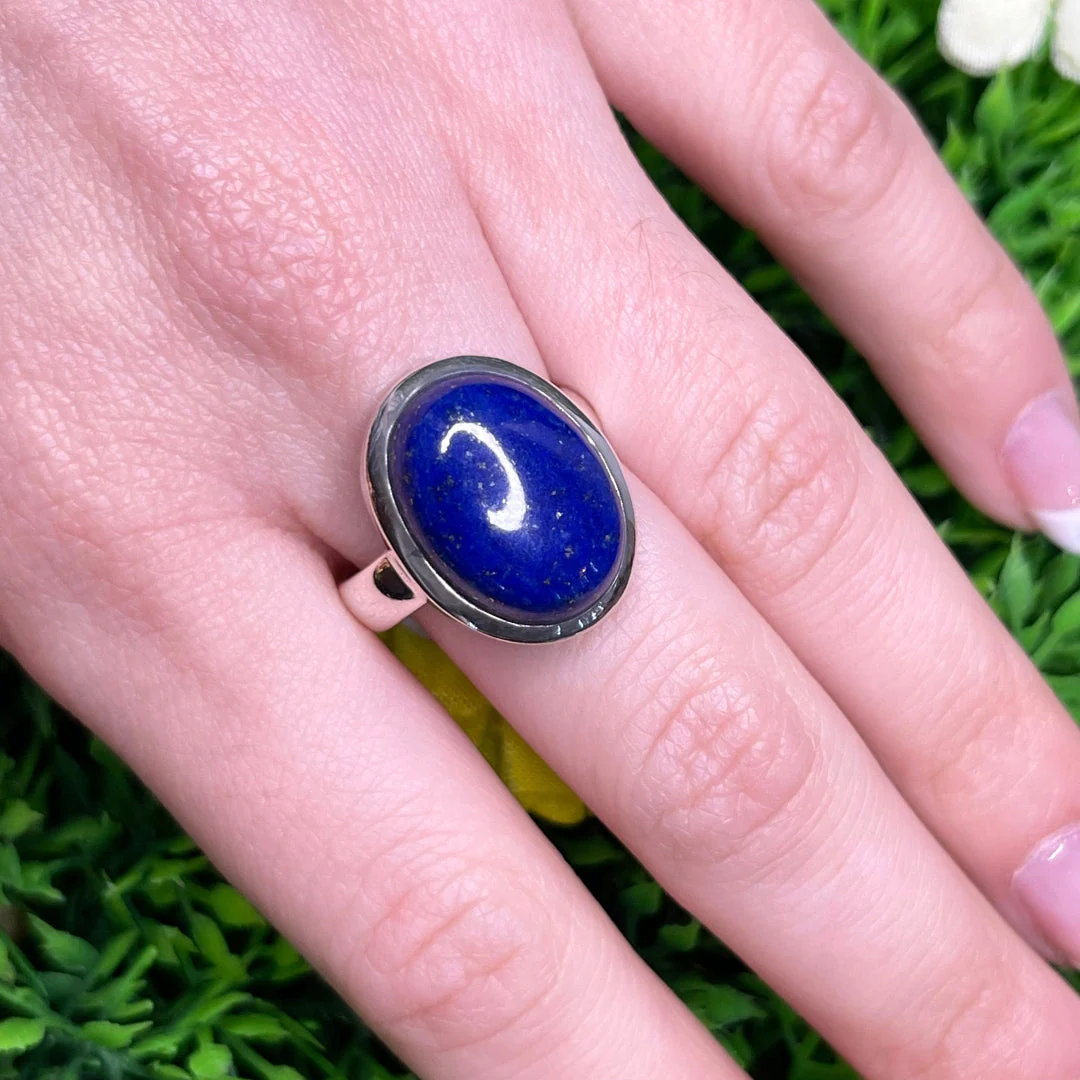 Bague Argent Lapis Lazuli #58 - Image 2
