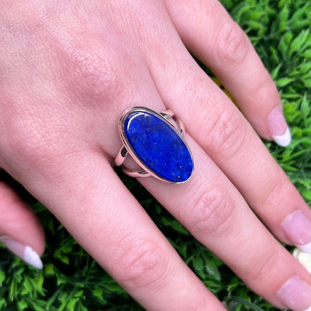 Bague Argent Lapis Lazuli #59 - Image 2