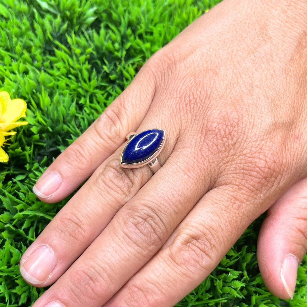 Bague Argent Lapis Lazuli #6 - Image 2