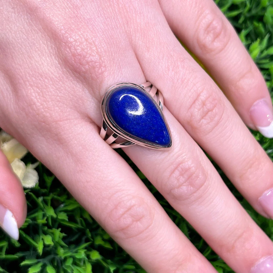 Bague Argent Lapis Lazuli #61 - Image 2
