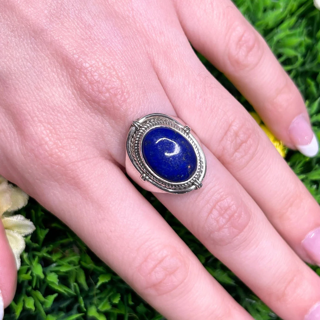 Bague Argent Lapis Lazuli #64 - Image 2