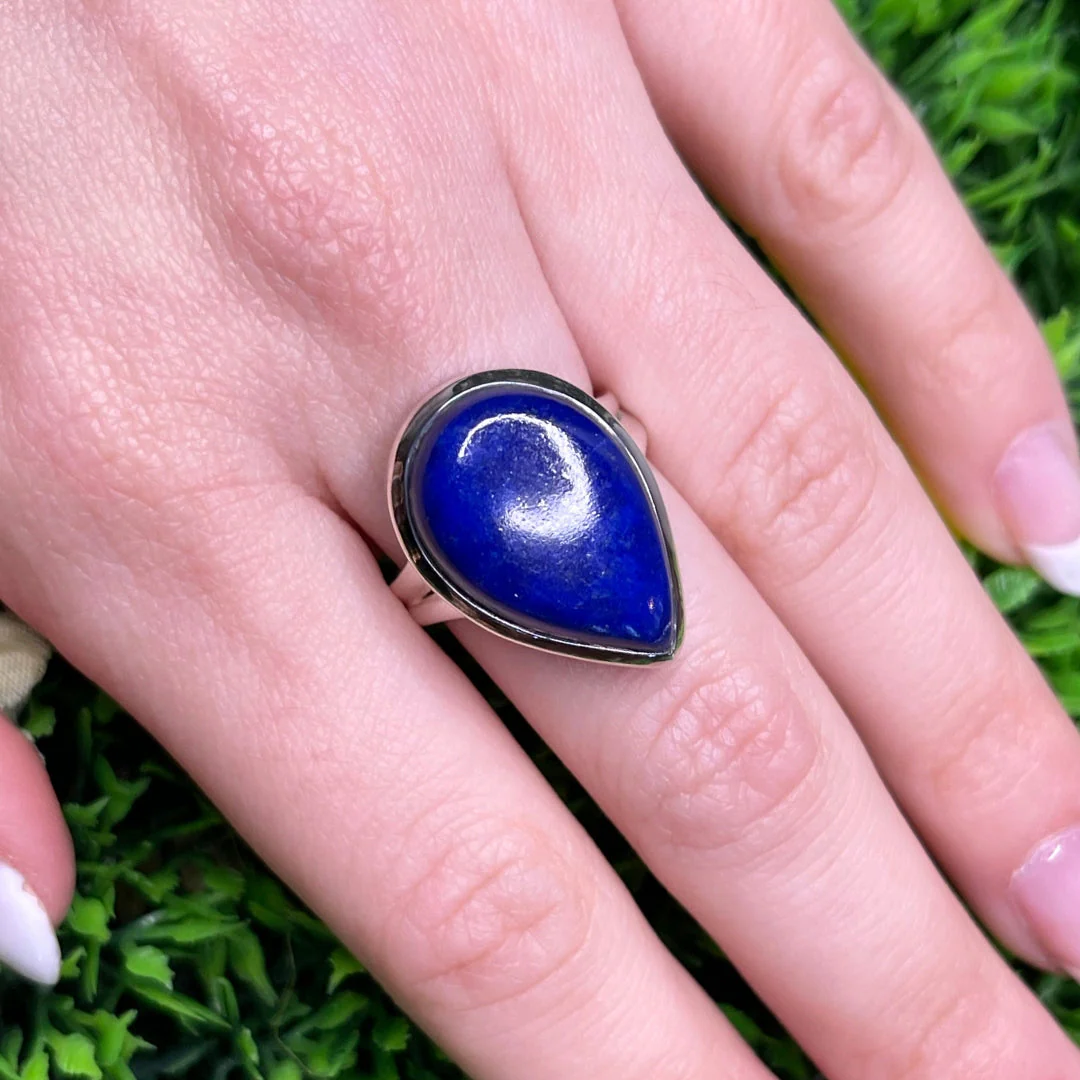 Bague Argent Lapis Lazuli #65 - Image 2
