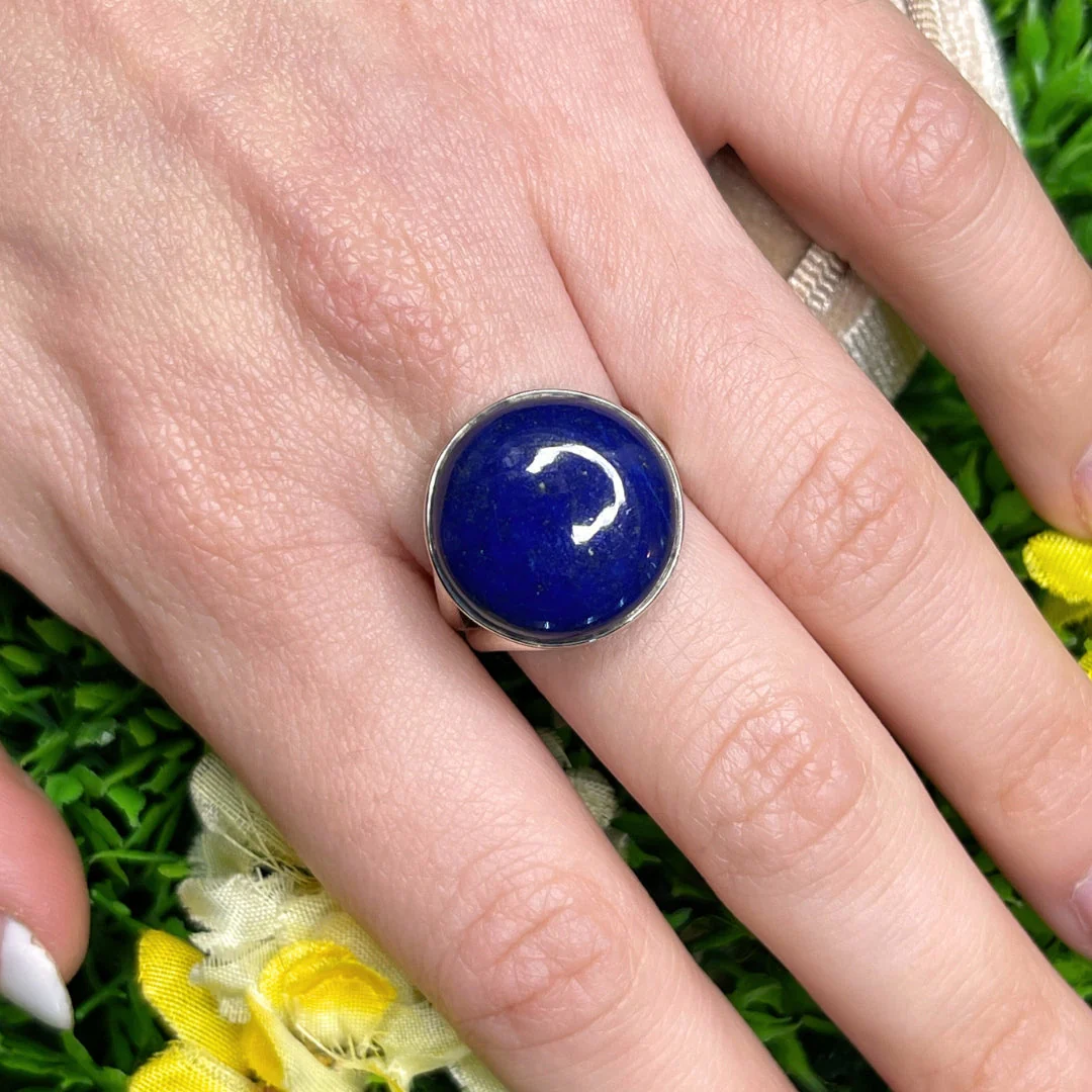 Bague Argent Lapis Lazuli #69 - Image 2