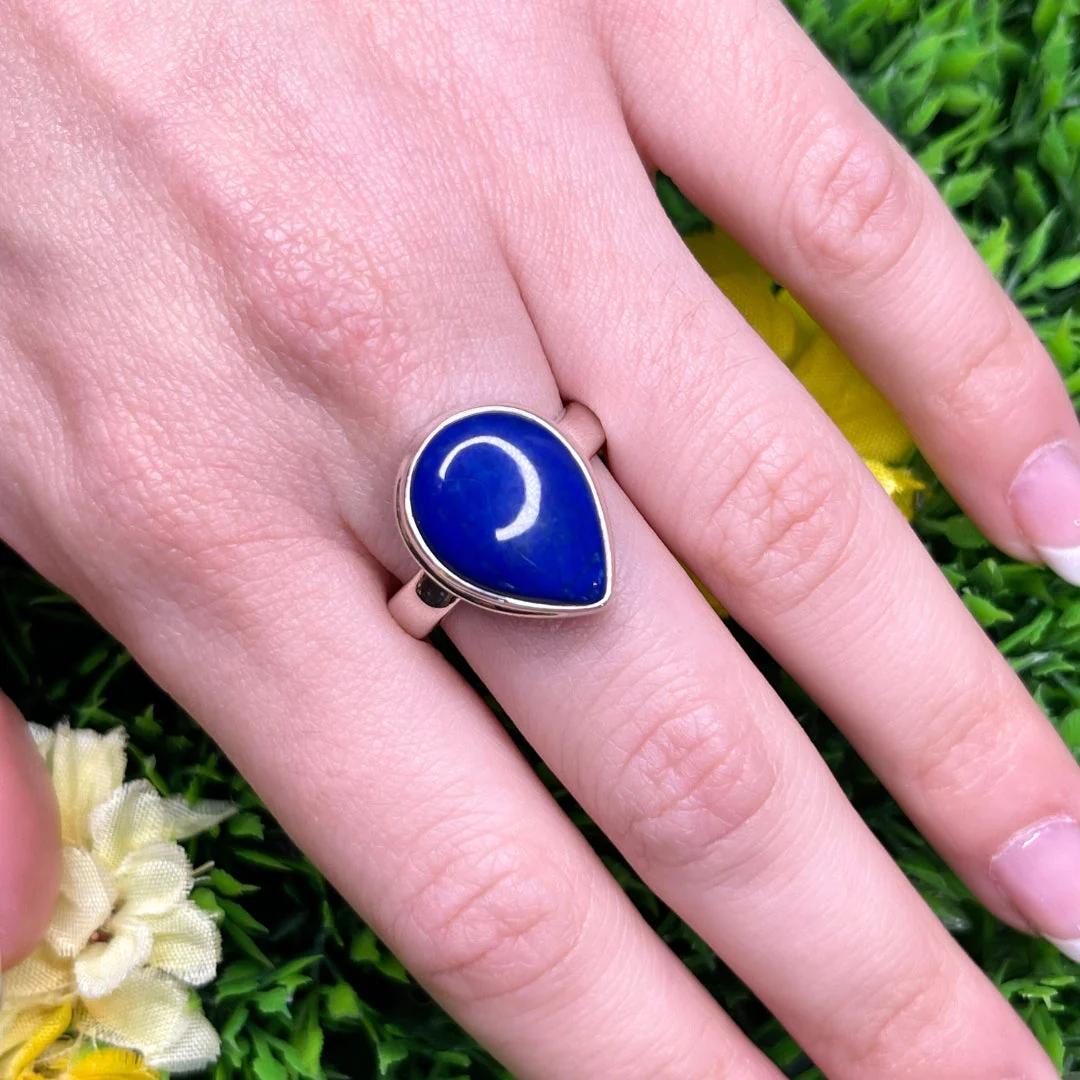 Bague Argent Lapis Lazuli #70 - Image 2