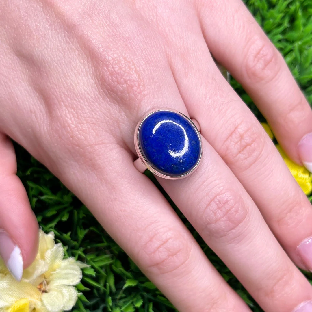 Bague Argent Lapis Lazuli #75 - Image 2