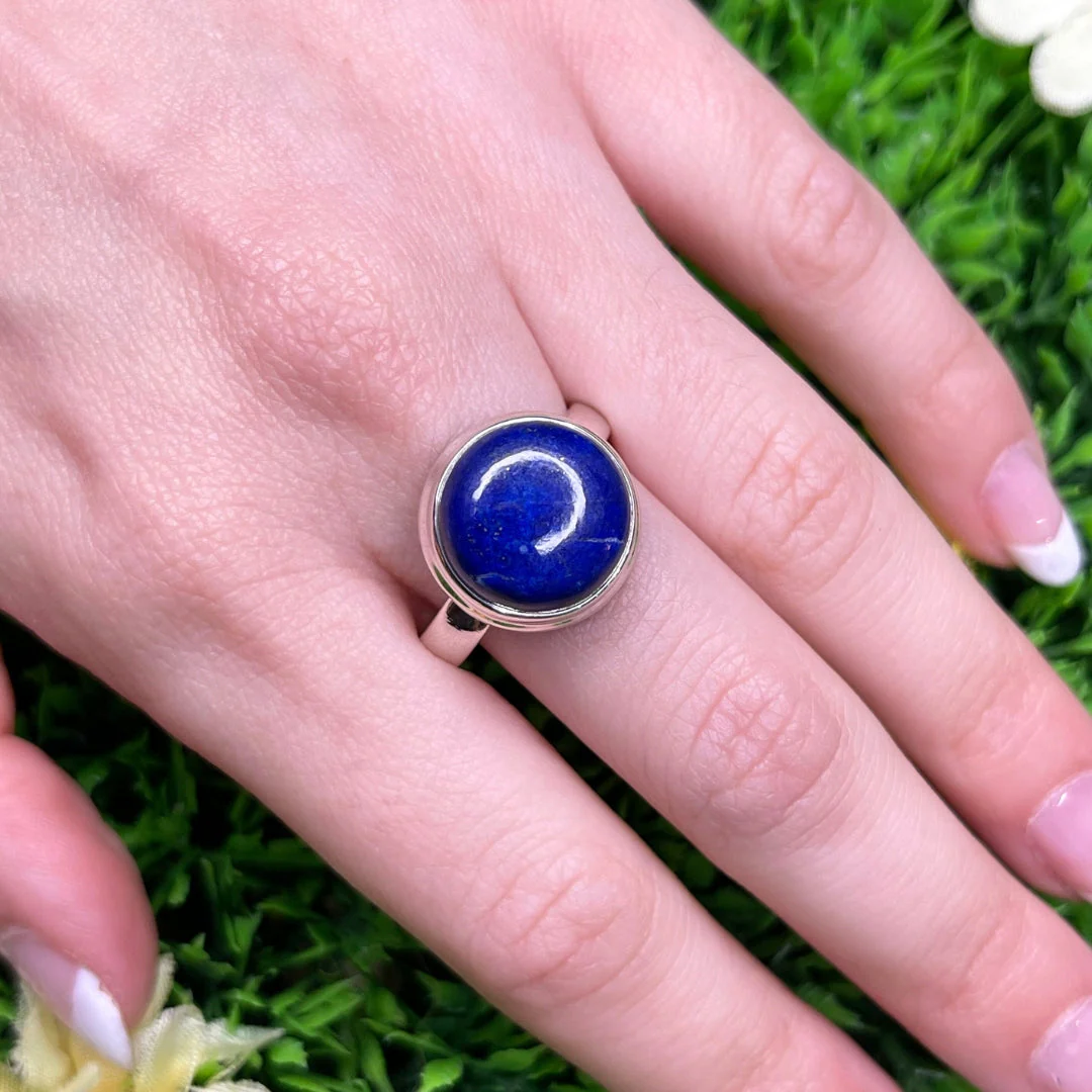 Bague Argent Lapis Lazuli #78 - Image 2
