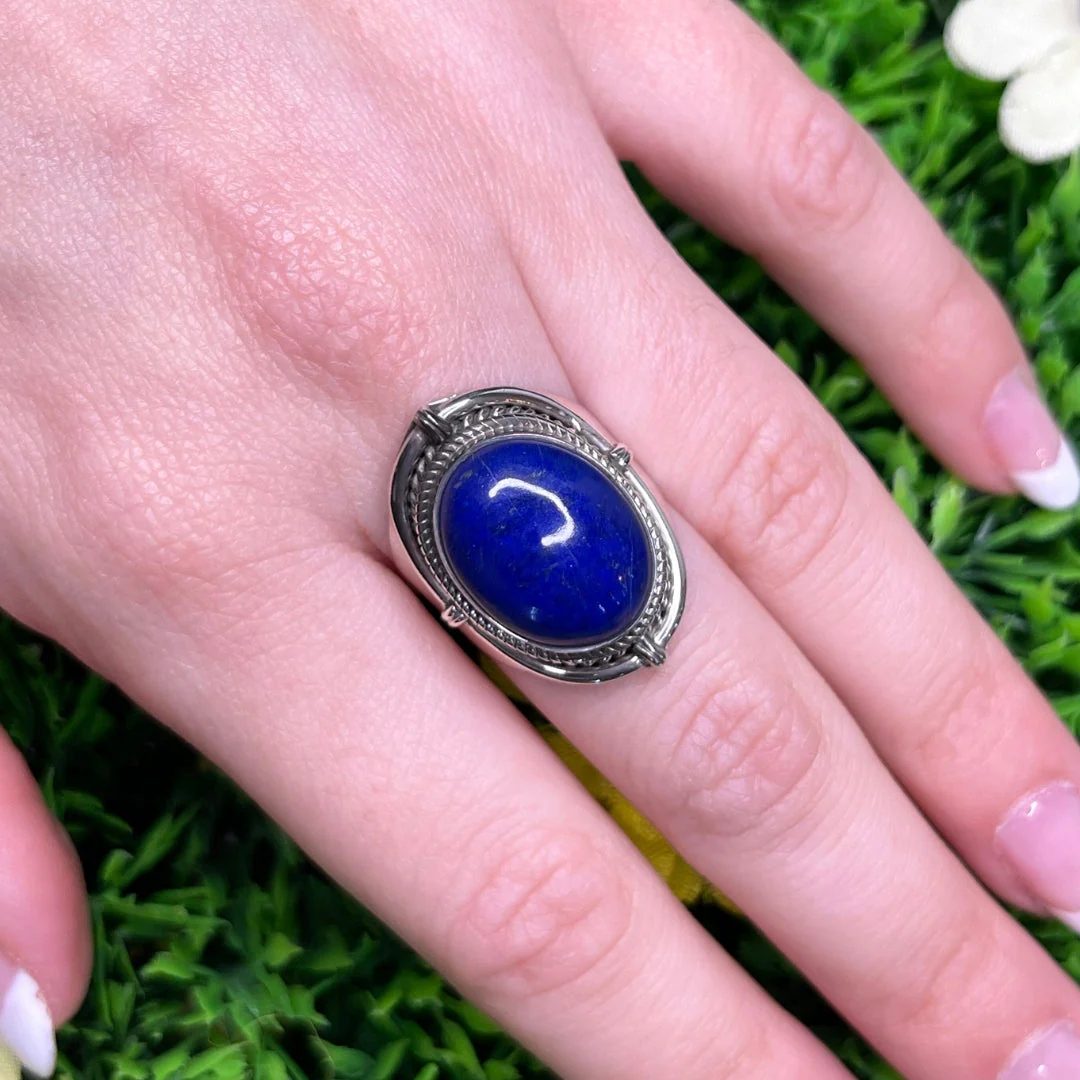 Bague Argent Lapis Lazuli #87 - Image 2