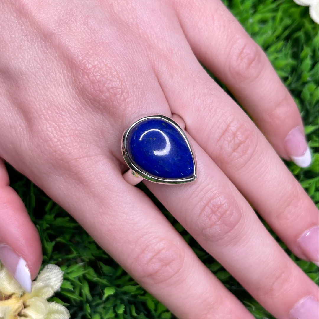 Bague Argent Lapis Lazuli #88 - Image 2