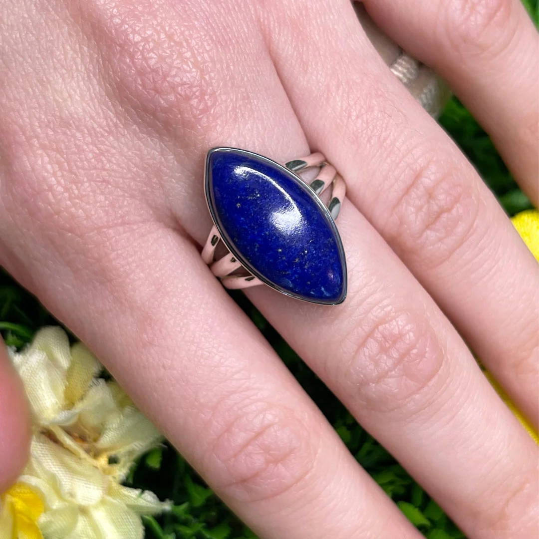 Bague Argent Lapis Lazuli #89 - Image 2