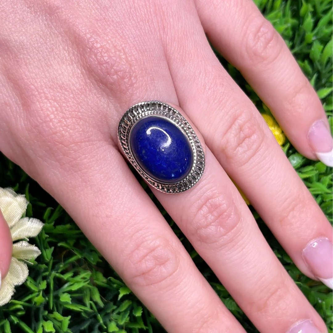 Bague Argent Lapis Lazuli #90 - Image 2