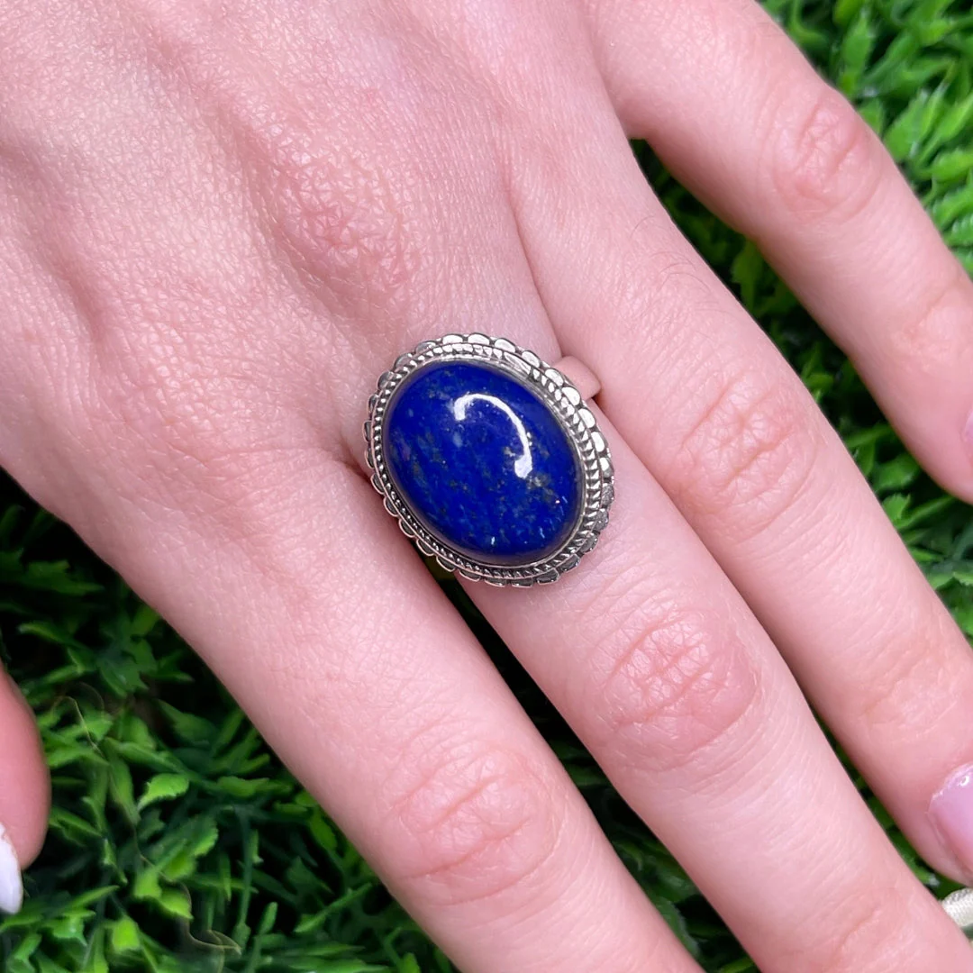 Bague Argent Lapis Lazuli #96 - Image 2