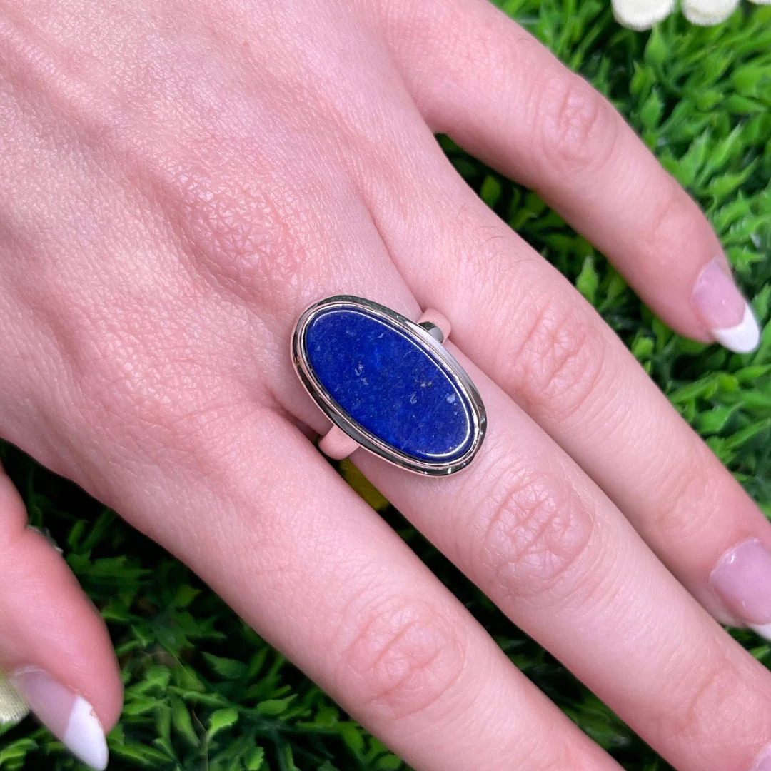 Bague Argent Lapis Lazuli #97 - Image 2