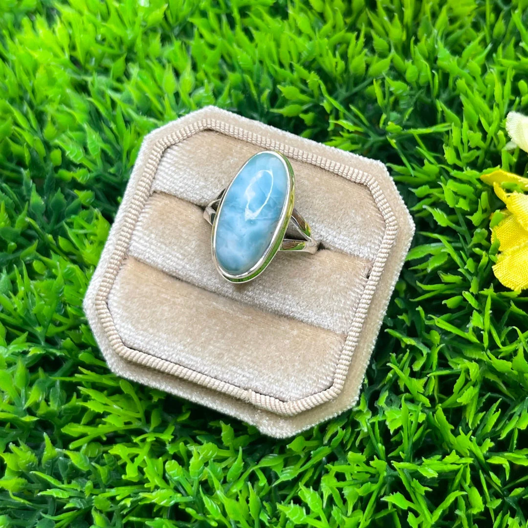 Bague Argent Larimar #101 - Image 2