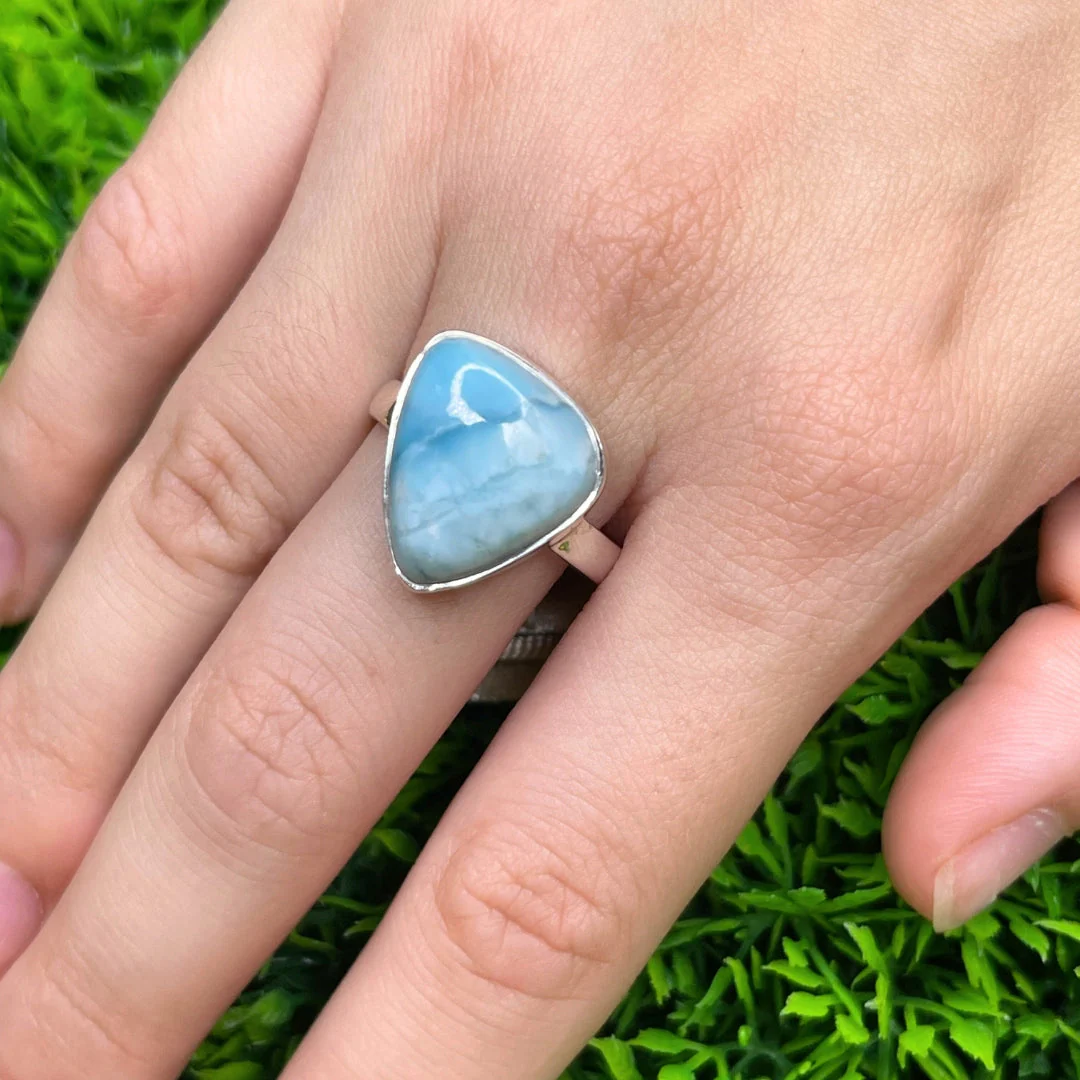 Bague Argent Larimar #103 - Image 2
