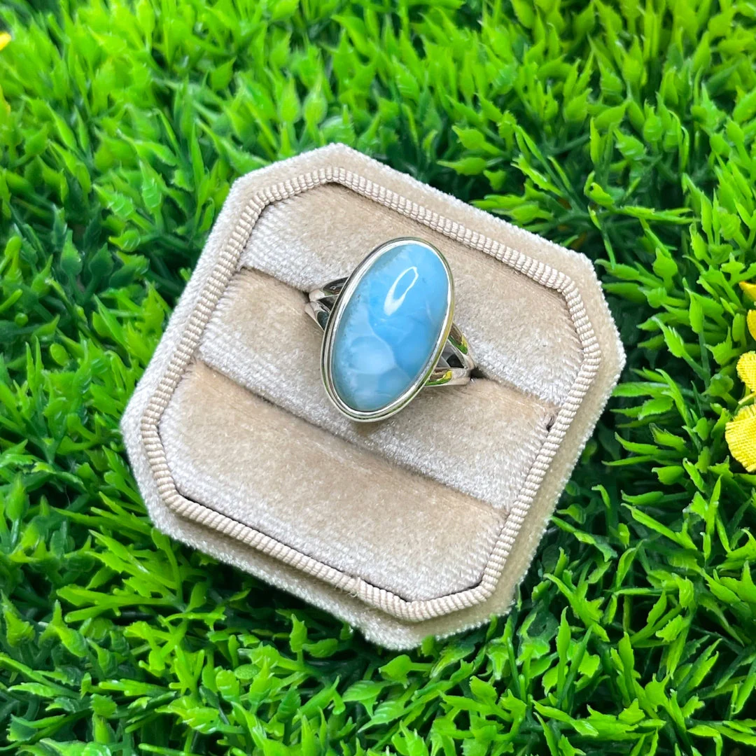 Bague Argent Larimar #111 - Image 2