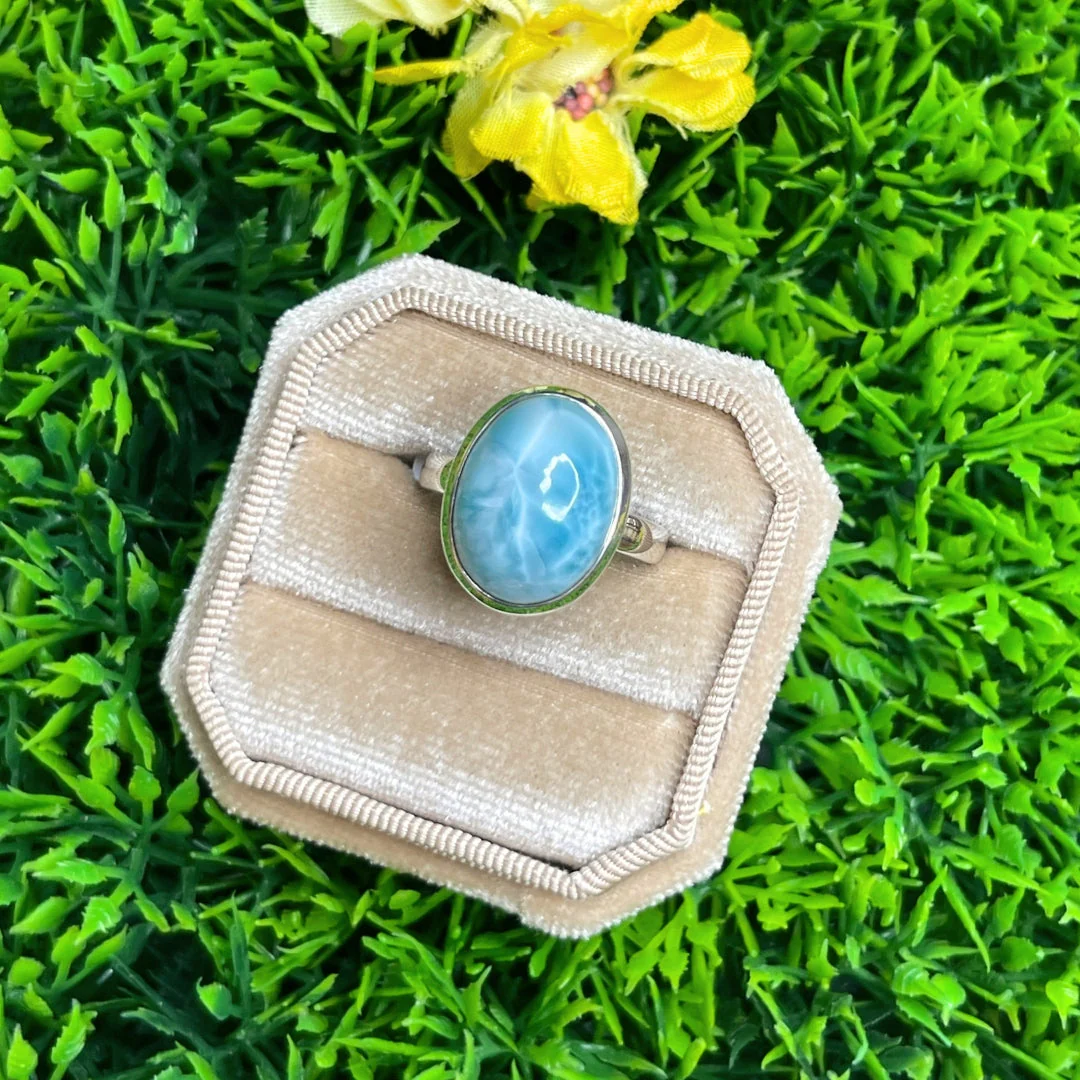 Bague Argent Larimar #77 - Image 2