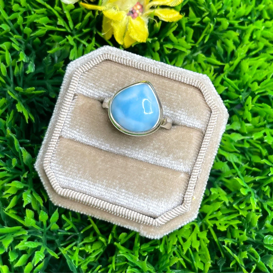 Bague Argent Larimar #89 - Image 2