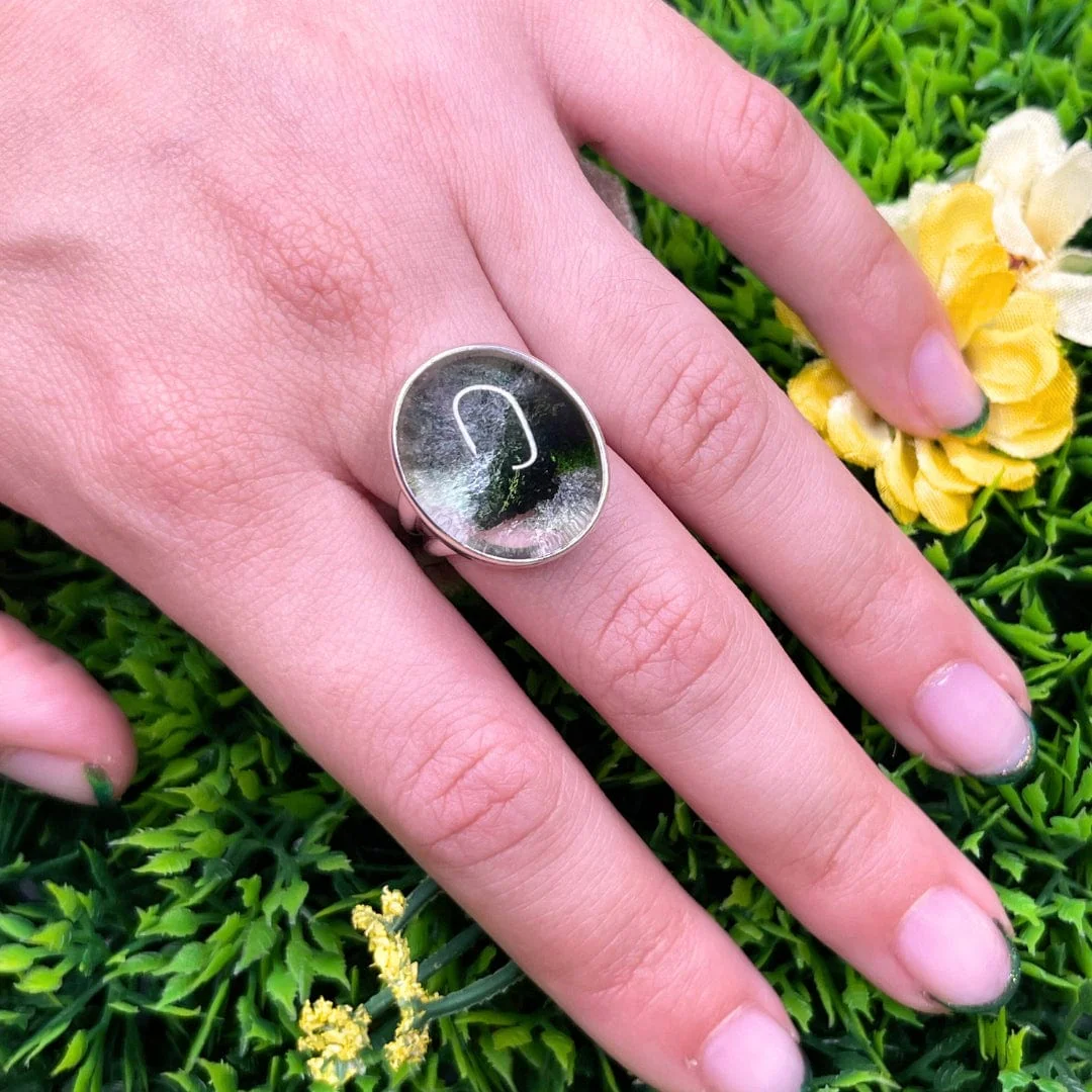 Bague Argent Lodolite #29 - Image 2