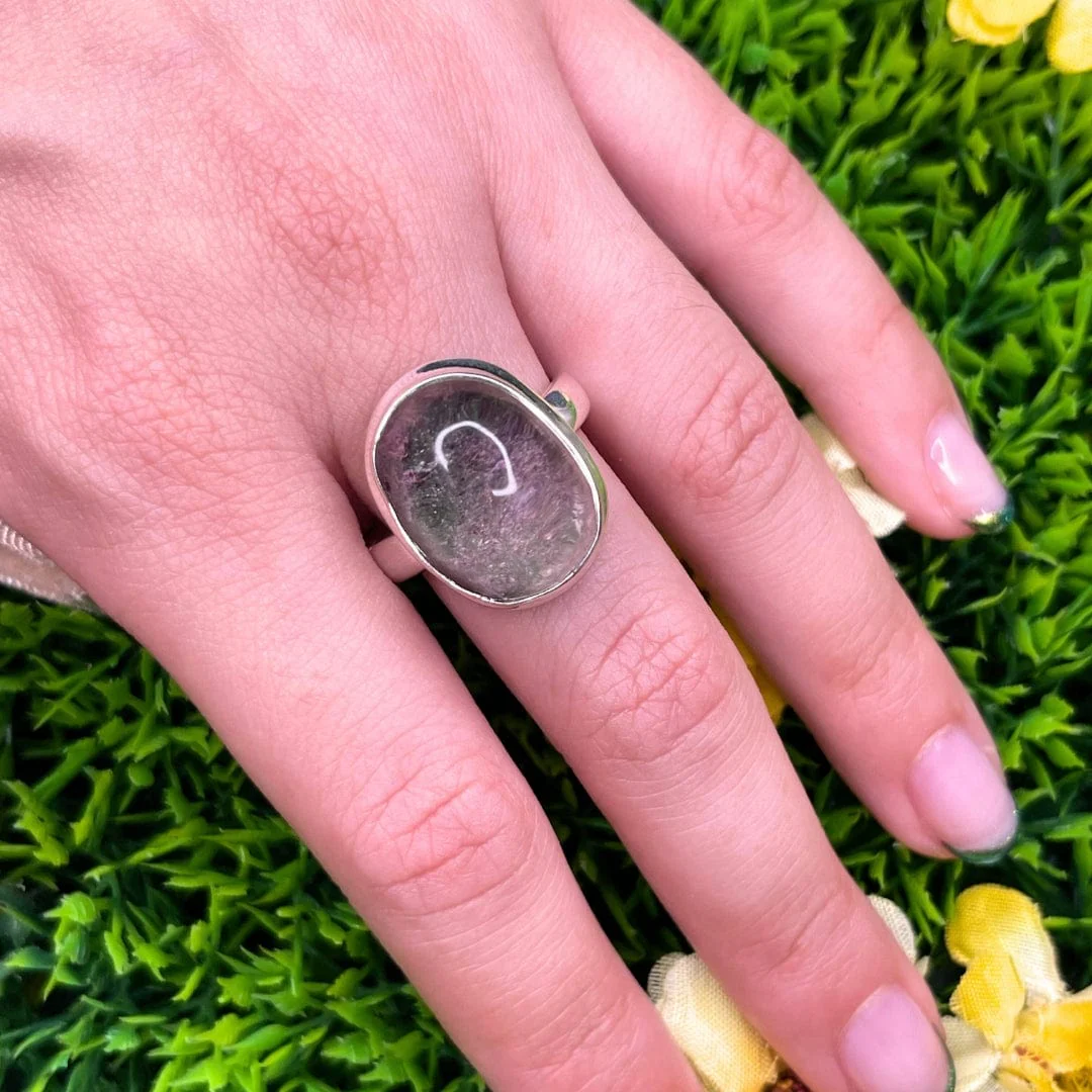Bague Argent Lodolite #31 - Image 2
