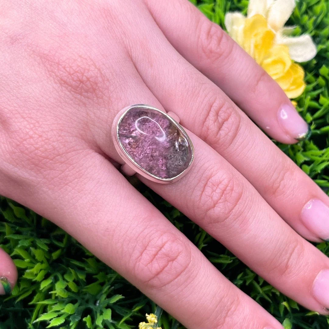 Bague Argent Lodolite #6 - Image 2
