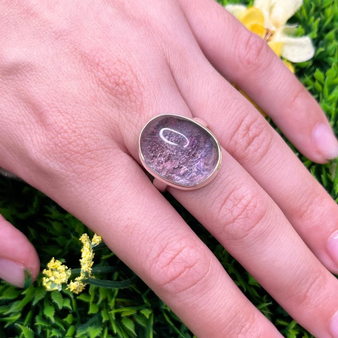 Bague Argent Lodolite #7 - Image 2