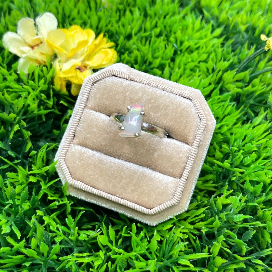 Bague Argent Opale d'Ethiopie #10 - Image 2